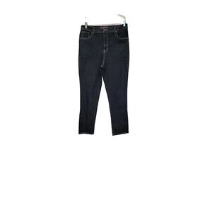 Gloria Vanderbilt Women's Straight Blue Denim Jeans Size 12